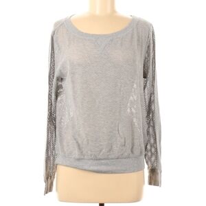 MICHAEL STARS PULLOVER SWEATER, GRAY, ONE SIZE